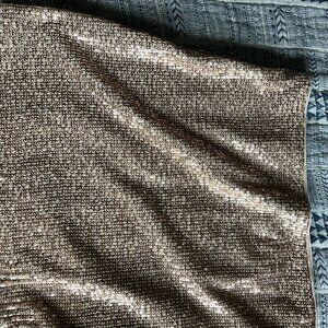 Pastel Pink Sequin Mini Skirt